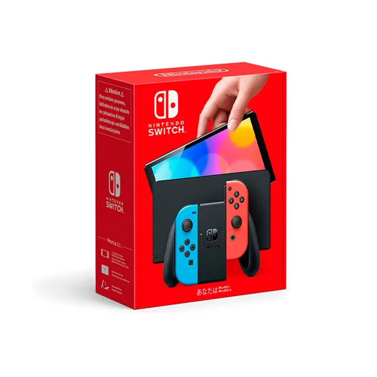 Consola Nintendo Switch Oled / JPN / Neon Red & Neon Blue - Imagen 5