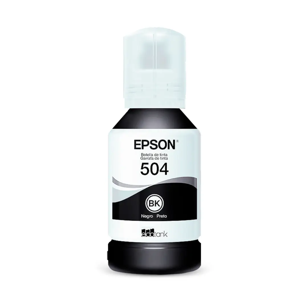 Tinta Impresora Epson Ecotank 504 / 127ml / Black - Imagen 1