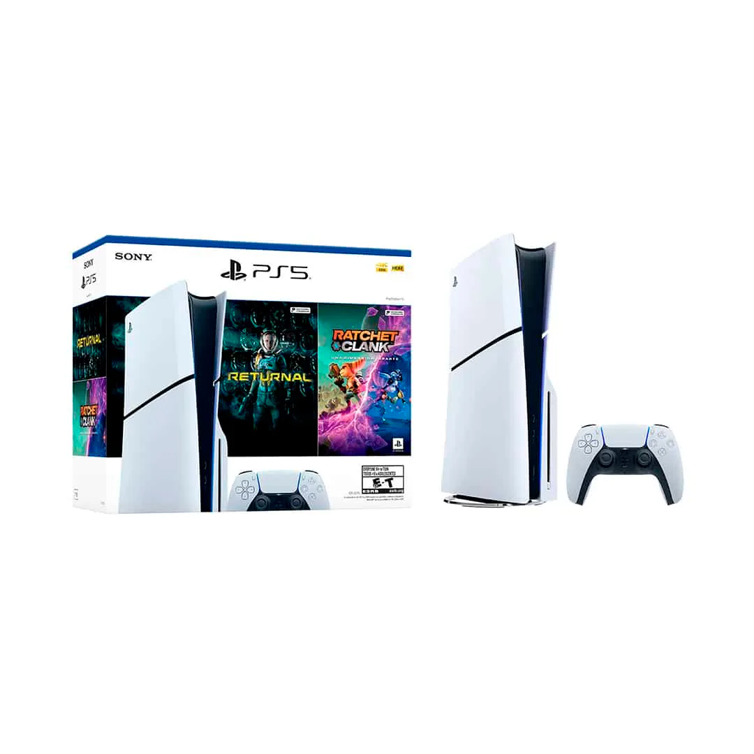 Consola Sony Playstation 5 Slim - Versión Disco / Ratchet & Clank Rift / 1TB / PS5