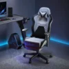 Silla Gaming AutoFull AF083GPJACB - Synthetic Leather / Grey / Black – imagen 2