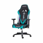 Silla Gaming AutoFull AF076JPSACB - Black with Turquoise / Lines Synthetic Leather