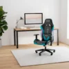 Silla Gaming AutoFull AF076JPSACB - Black with Turquoise / Lines Synthetic Leather – imagen 2