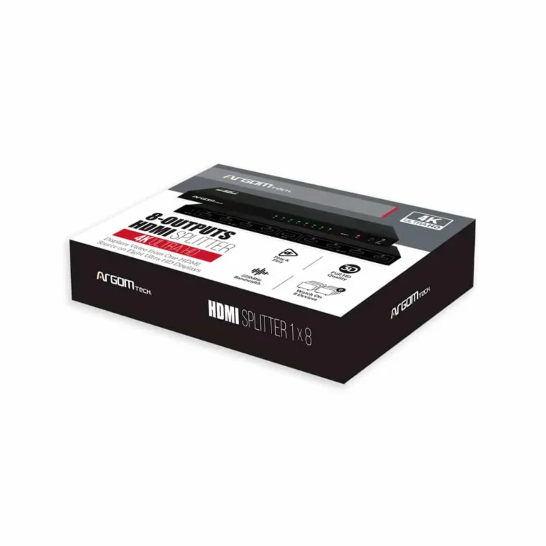 Splitter ArgomTech 8 puertos - HDMI / 4K HD – imagen 2