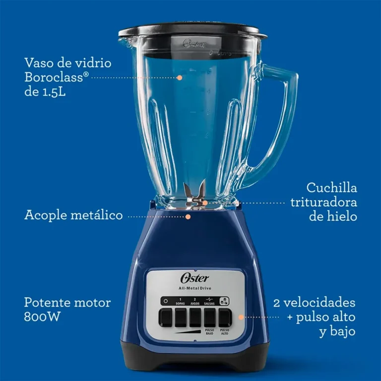 Licuadora Oster - 2 Velocidades / Vaso Vidrio – imagen 2