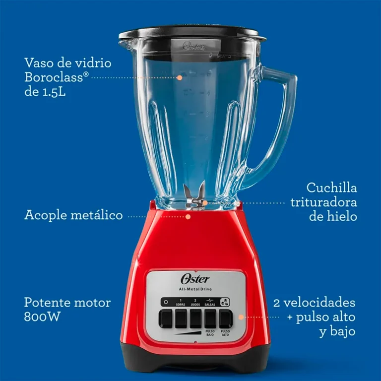 Licuadora Oster - 2 Velocidades / Vaso Vidrio – imagen 20