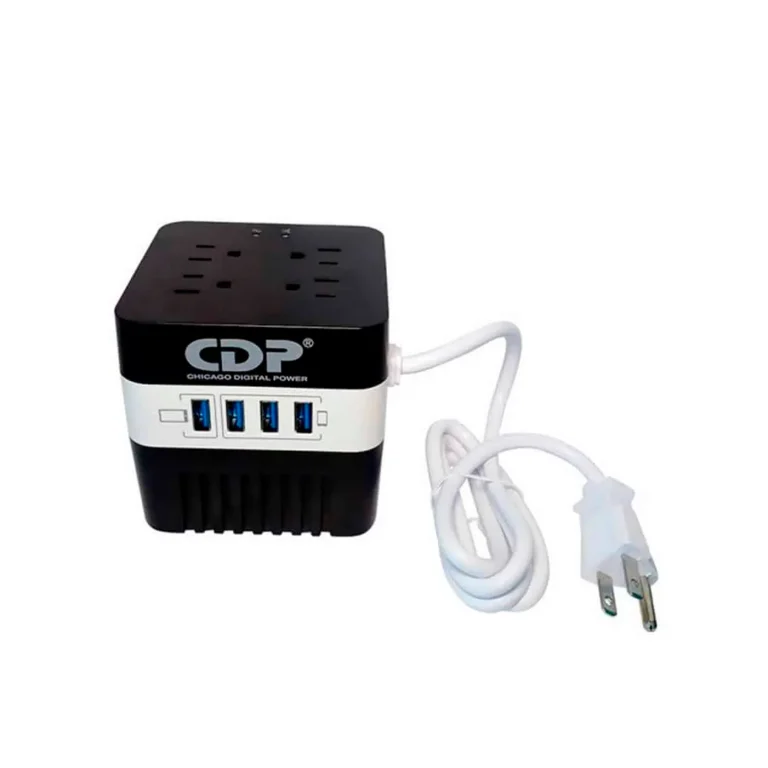 Regulador Marvo CDP RU-AVR604 - 600VA/300W / 4 Salidas AVR – imagen 3