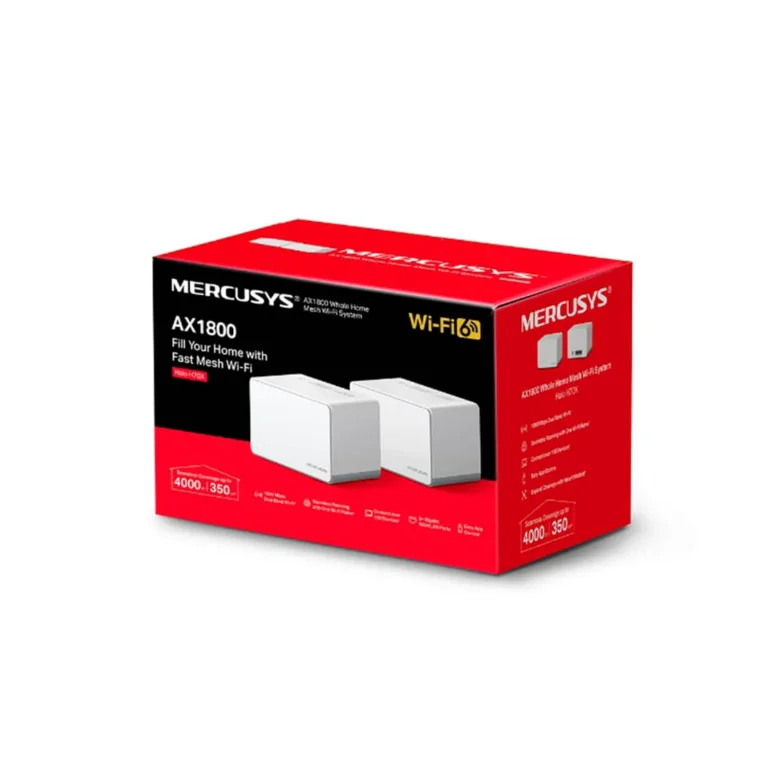 Router Mercusys Halo H70X - 2 Pack / Sistema Wi-Fi Mesh – imagen 2