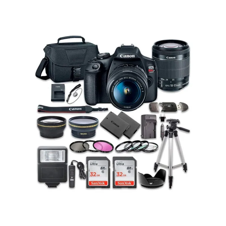 Cámara Canon EOS Rebel T7 - EF-S 18-55 IS II / Accesories Kit