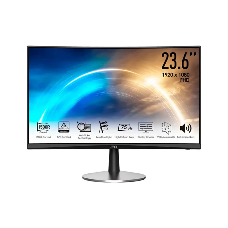Monitor MSI PRO MP242C Curved - 23.6" / 5ms / 75Hz / HD