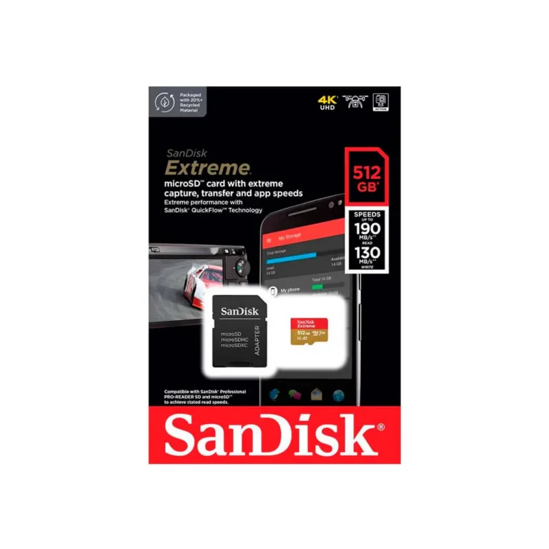 Tarjeta SanDisk Extreme microSD - 190MB/s – imagen 2