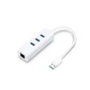 Adaptador Tp-Link USB 3.0 - 3-Port Hub and Gigabit UE330 – imagen 2