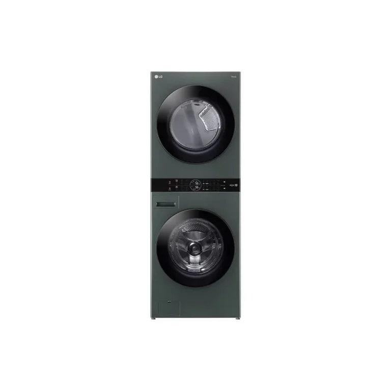 Torre de Lavado LG - 25Kg (lavado) / 22Kg (Secado Eléctrico) / Carga Frontal Inverter AI DD ThinQ / Negro - WK25BS6E