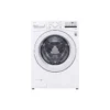 Lavadora LG Carga Frontal - 22kg / Steam / Vidrio templado / Blanco / LG ThinQ - WM22WV2S6BR