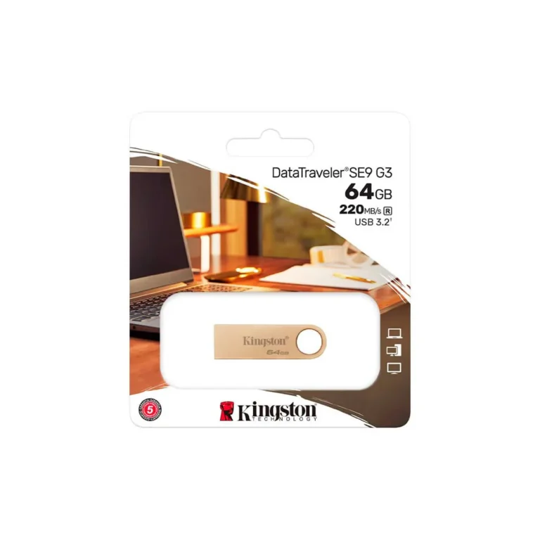 Pendrive Kingston DataTraveler SE9 G3 - USB 3.2 / 64GB / DTSE9G3/64GB / 220 MB/s – imagen 2