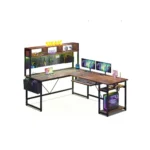 Escritorio Gamer SEDETA DJ502952-5 L Shaped Desk Power Outlet 