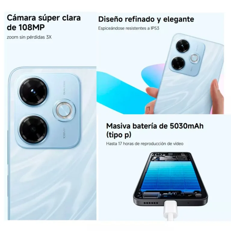 Teléfono celular Xiaomi Redmi 13x - 6.79" / 8 GB / 256 GB – imagen 6