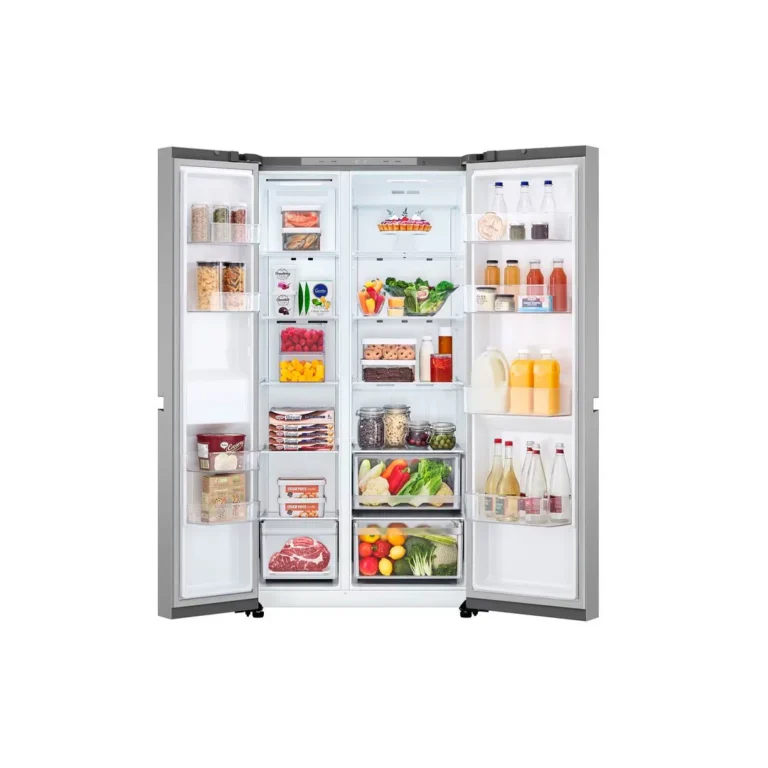 Refrigeradora LG Side by Side - 23.8p³ (neto) / 22.4p³ (bruto) / Inversor inteligente Prime Silver VS25BJNK – imagen 3