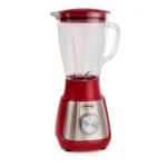 Licuadora Salcar 5 Velocidades / Vaso de Vidrio / Rojo - SAL-LICP006