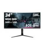 Monitor Compaq Gaming Monitor Curvo WQHD 34” - QM34CSW18C / 180Hz