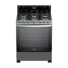 Cocina Whirlpool a gas 30” – 6 quemadores / Negro - LWFR3100B