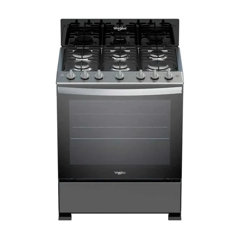 Cocina Whirlpool a gas 30” – 6 quemadores / Negro - LWFR3100B