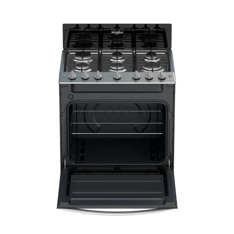 Cocina Whirlpool a gas 30” – 6 quemadores / Negro - LWFR3100B – imagen 2