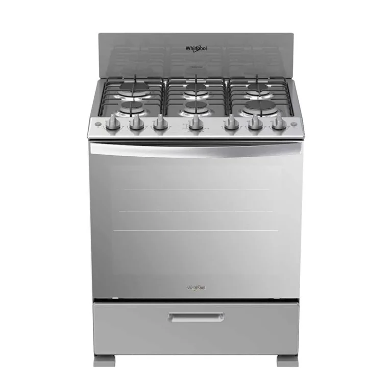 Cocina Whirlpool a gas 30” – 6 quemadores / Gris - LWFR3200D