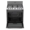 Cocina Whirlpool a gas 30” – 6 quemadores / Gris - LWFR3200D – imagen 2