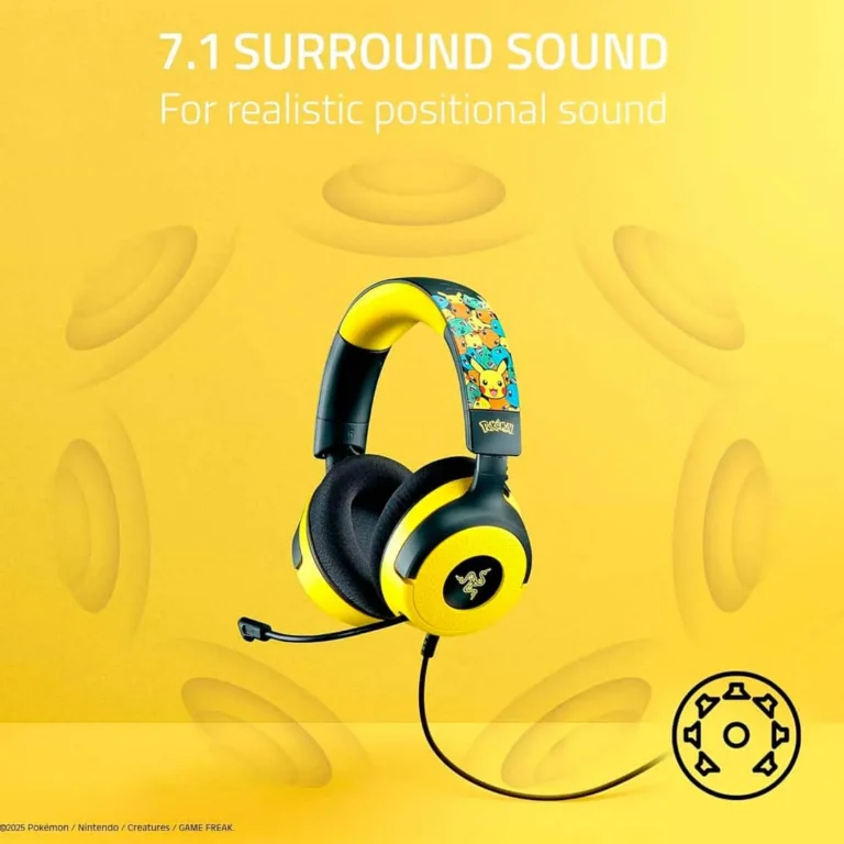 Auriculares Gaming Razer Kraken V4 X – Edición Pokemon – imagen 4