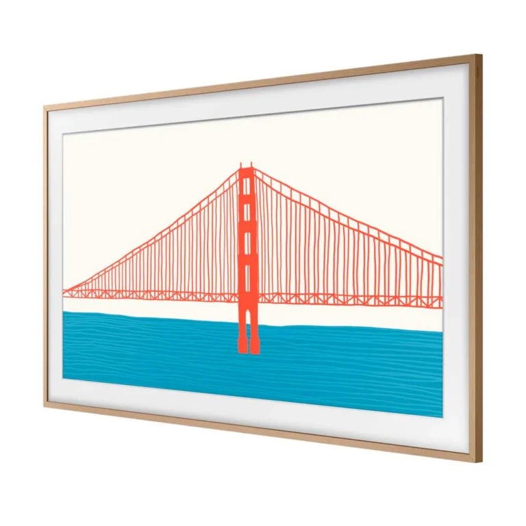 Marco Samsung 55” The Frame Madera Clara - VG-SCFA55TKBRU