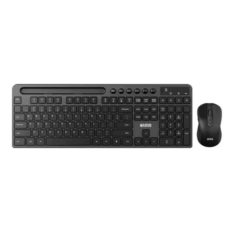 Combo Marvo Teclado y Ratón inalámbrico – Negro / KC411W – imagen 2