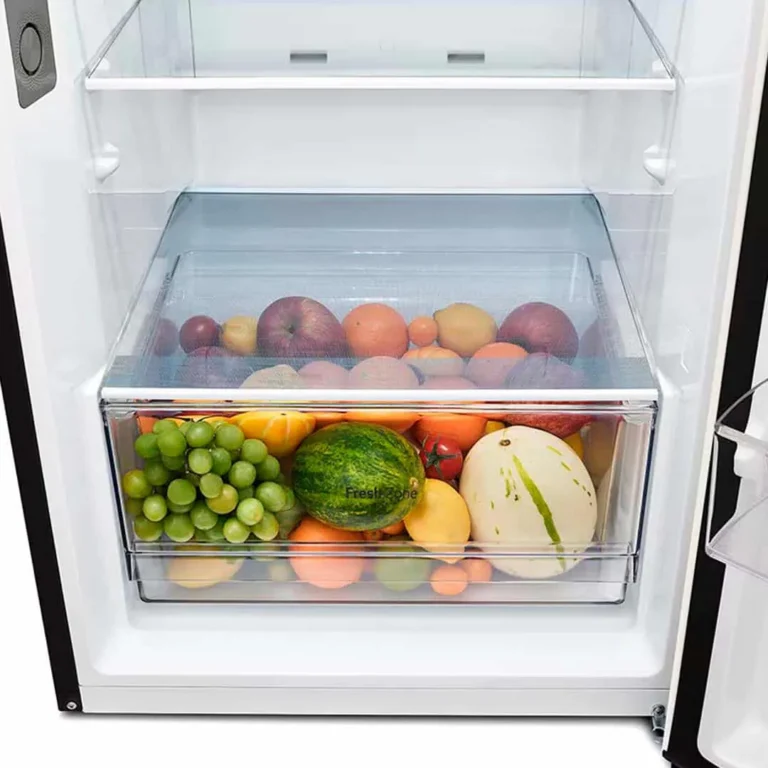 Refrigerador LG Top Freezer 13.2p³ (Neto) /14 p (Bruto) / Compresor Smart Inverter / LINEARCooling Nature Beige - VT38BPB – imagen 3