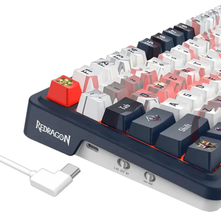 Teclado Gaming Redragon - Inalámbrico / 98 teclas / Retroiluminado RGB - Eisa Pro K686AK-RGB-PRO – imagen 3