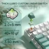 Teclado Gamin Redragon – 95 teclas con perfil OEM / Retroiluminado RGB / Pantalla inteligente y perilla / Galantin K719WG-RGB-PRO – imagen 3