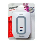 Regleta Energizer - 6 Tomas / 1 USB-A / 1 USB-C - YB-406F-2U-P