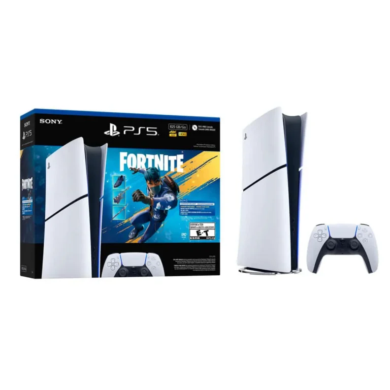 Consola Sony Playstation 5 Slim Digital Edition Fortnite Flowering Chaos (USA) 825 GB - Blanco