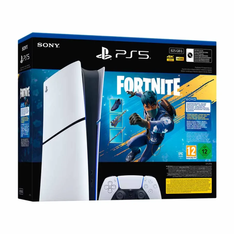 Consola Sony Playstation 5 Slim Digital Edition Fortnite Flowering Chaos (USA) 825 GB - Blanco – imagen 2