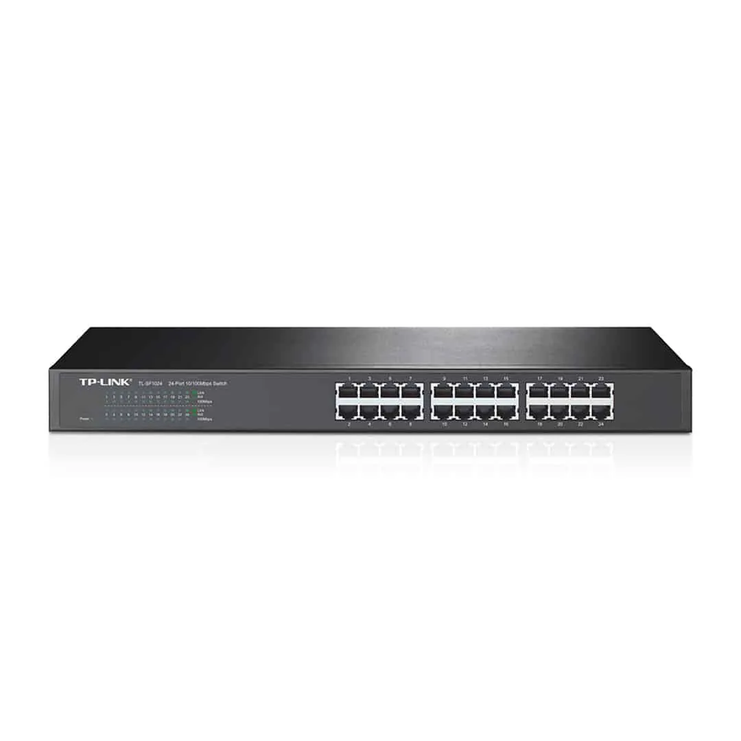 Switch TP-Link para montaje en rack - 24 puertos / 10/100 Mbps - TL-SF1024