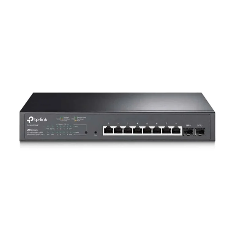Conmutador inteligente TP-Link - Gigabit de 10 puertos JetStream con PoE+ de 8 puertos - TL-SG2210MP