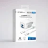 Cargador Argom Tech Carga rápida / Doble Puerto Cable Tipo-C de 1.8m / ARG-AC-0155WT – imagen 4