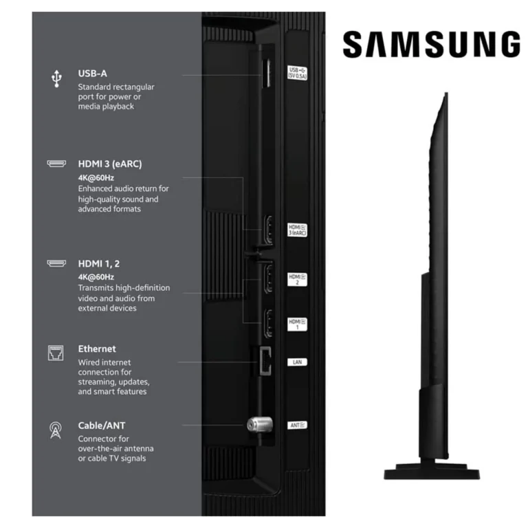 Televisor Samsung 50” - Class Q7F Series QLED 4K UHD / Samsung Vision AI Smart Tizen TV / 2025 - QN50Q7FAAFXZA – imagen 4
