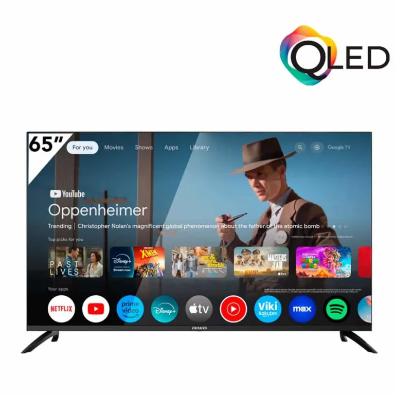 Televisor Aiwa 65” – QLED / 4K / UHD / Smart TV / Google TV - AW65B2Q