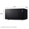 Microondas LG NeoChef Slim - 1.1p³ / Función Grill / Negro - MH7032JAS – imagen 4
