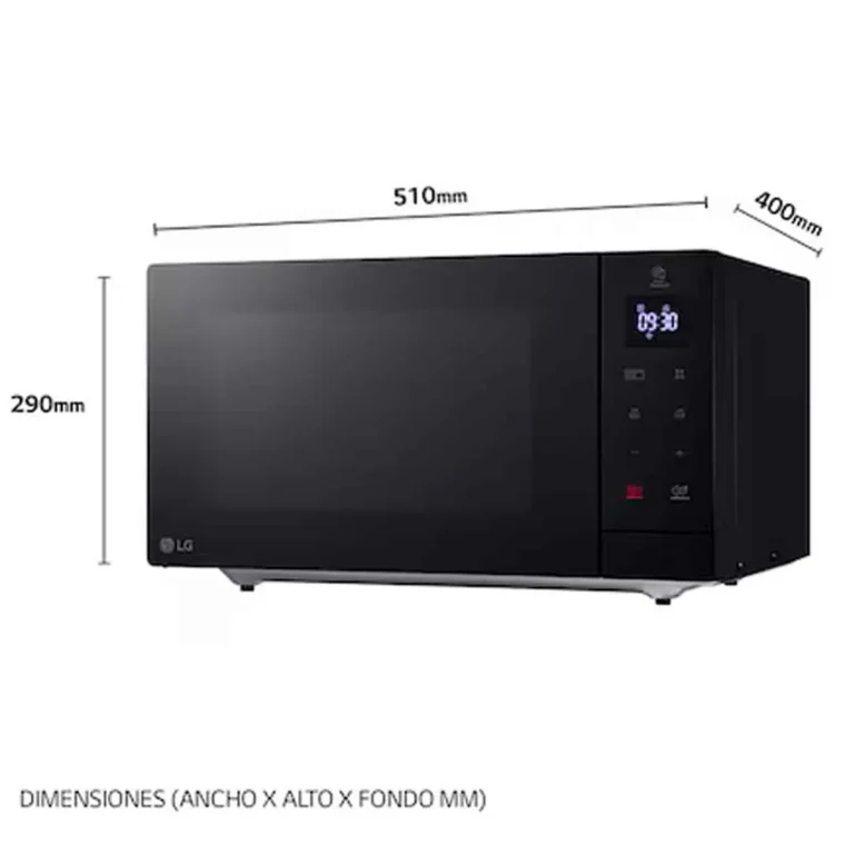 Microondas LG NeoChef Slim - 1.1p³ / Función Grill / Negro - MH7032JAS – imagen 4
