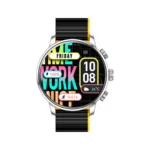 Smartwatch Kieslect Calling Watch Kr2 – Acero inoxidable / Correas Color Black/Black+Yellow