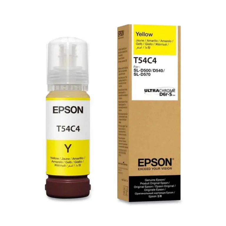 Tinta Epson UltraChrome - T54C4 / Amarillo - 70ml