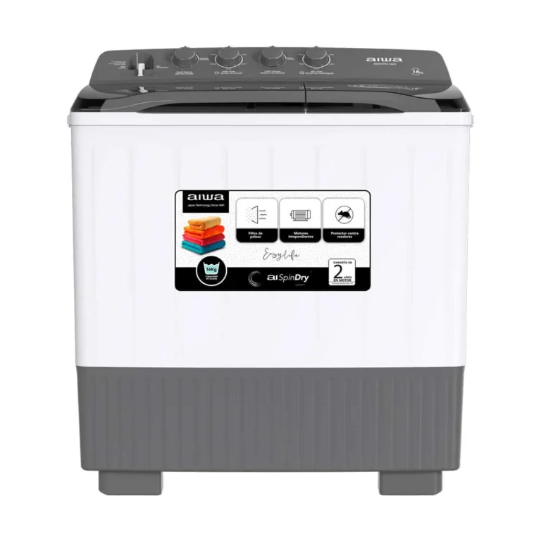 Lavadora Aiwa Semi Automática – 16 KG / Blanco AWHTTPX1601