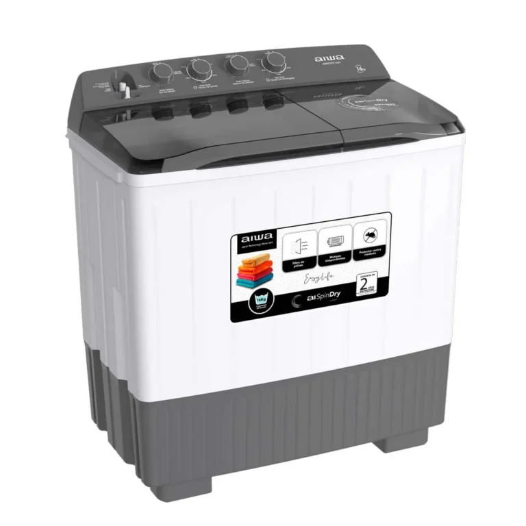 Lavadora Aiwa Semi Automática – 16 KG / Blanco AWHTTPX1601 – imagen 2