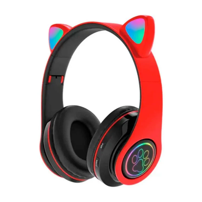 Audífonos inalámbricos con orejas de gato JH-B39 / luz RGB – imagen 2