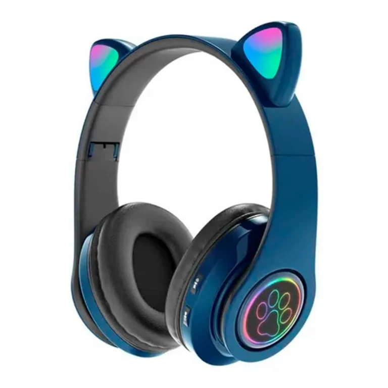 Audífonos inalámbricos con orejas de gato JH-B39 / luz RGB – imagen 3